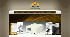 Desktop Screenshot of organslifesciences.com